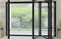 Mẫu cửa kính cường lực 4 cánh