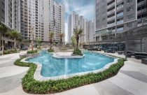 Không gian sống đầy đủ tiện nghi tại căn hộ Westgate vừa bàn giao