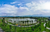 45 ngày biến vùng đất hoang sơ ven sông Lam thành đại công viên xanh