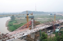 Cây cầu lớn nhất Thái Nguyên sẽ thông xe vào tháng 8, sau hơn 2 năm thi công