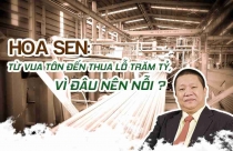 Vừa sản xuất vừa bán lẻ, “vua tôn” Hoa Sen lỗ gần 7 tỷ mỗi ngày