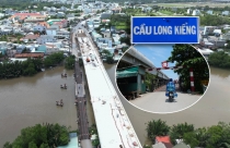 Cận cảnh cầu Long Kiển hiện rõ hình hài sau hơn 20 năm chờ đợi