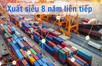 Việt Nam xuất siêu 8 năm liên tiếp