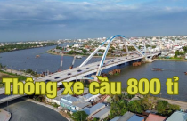 Thông xe cầu gần 800 tỉ đồng bắc qua sông Cần Thơ