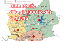 Đầu năm 2024, Bình Phước đấu giá 388 lô đất ở Hớn Quản, Phú Riềng, Bù Gia Mập và Bù Đốp