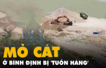 Chủ tịch UBND tỉnh Bình Định “lệnh” cấm tuồn vật liệu thi công cao tốc ra ngoài