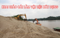 Chủ tịch UBND tỉnh Nam Định vừa chỉ đạo gì đối với hoạt động khai thác cát làm vật liệu xây dựng?