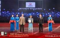 HODECO lần 2 nhận giải Top 10 nhãn hiệu nổi tiếng Việt Nam ngành bất động sản - xây dựng