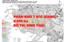 Bắc Giang duyệt nhiệm vụ quy hoạch khu đô thị sinh thái 2599ha