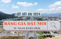11 trường hợp áp dụng bảng giá đất từ 01/01/2026