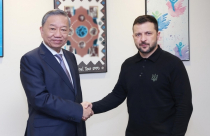 Tổng Bí thư, Chủ tịch nước gặp Tổng thống Ukraine và Chủ tịch EC