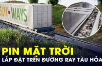Lắp đặt hệ thống điện mặt trời trên đường ray tàu lửa