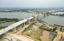Hợp long cầu gần 1.500 tỉ nối Nam Định với Ninh Bình