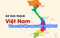 Tại sao lại có TIÊU CHÍ 1,4 triệu dân, 5.000 km2? Đằng sau việc Việt Nam đẩy mạnh SÁP NHẬP tỉnh?