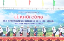 Khởi công dự án đầu tư xây dựng tuyến đường bộ cao tốc Hòa Bình - Mộc Châu, đoạn qua tỉnh Sơn La