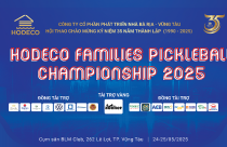 Hơn 400 VĐV sẽ tranh tài tại HODECO Families Pickleball Championship 2025