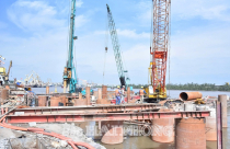 Thi công các công trình giao thông trọng điểm: Vượt khó, giữ vững tiến độ