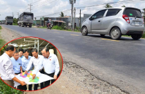 Lãnh đạo tỉnh Tây Ninh khảo sát dự án nâng cấp, mở rộng Quốc lộ 62