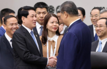 Chủ tịch nước Lương Cường gặp Tổng Bí thư, Chủ tịch Trung Quốc Tập Cận Bình