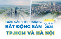 Toàn cảnh thị trường bất động sản TP.HCM và Hà Nội quý 3/2025