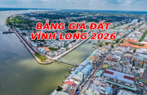 Thông tin mới nhất về bảng giá đất Vĩnh Long 2026