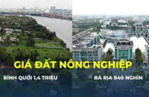 Chi tiết bảng giá đất nông nghiệp 168 xã phường TP.HCM