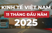 Bức tranh kinh tế Việt Nam 11 tháng đầu năm 2025 qua những con số