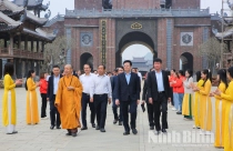 Phó Thủ tướng Chính phủ Mai Văn Chính kiểm tra công tác quy hoạch tại Danh lam thắng cảnh quốc gia đặc biệt Tràng An-Tam Cốc-Bích Động