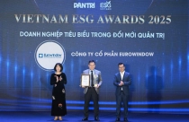 Thực thi ESG dựa trên khoa học công nghệ, Eurowindow tiếp tục được vinh danh tại Vietnam ESG Awards