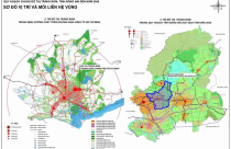 Chi tiết BẢN ĐỒ QUY HOẠCH đô thị 550.000 dân giáp ranh TP.HCM