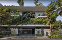 Biệt thự góc Bắc Giang kiến tạo ngôi làng thẳng đứng đa lớp cho gia đình đa thế hệ