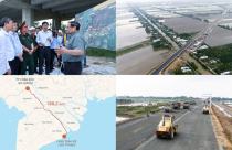 Cao tốc trục ngang Đồng bằng sông Cửu Long thông xe: Người dân miền Tây sắp không còn phải đi vòng
