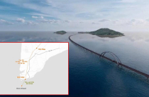 Đã xong giải phóng mặt bằng cầu vượt biển 18km dài nhất Việt Nam