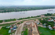 Tin vui lớn cho cây cầu 4.900 tỷ vượt sông Hồng