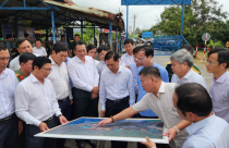 Lãnh đạo tỉnh Vĩnh Long khảo sát, gỡ khó cho các dự án trọng điểm ven biển