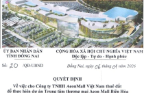 THÔNG TIN MỚI tại dự án trung tâm thương mại 10ha LỚN NHẤT Đồng Nai