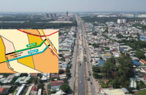 Đang thi công 2 tuyến đường chạy song song kết nối đến sân bay Long Thành