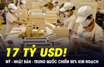 Một mặt hàng của Việt Nam được Mỹ và các nước châu Á cực kỳ ưa chuộng, xuất khẩu thu về hơn 17 tỷ USD