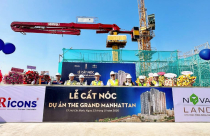 The Grand Manhattan tăng tốc về đích, chính thức cất nóc tháp cuối cùng