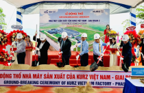 Gia Lai động thổ nhà máy giai đoạn 2 của KURZ Việt Nam, vốn đầu tư tăng 830 tỷ đồng