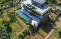 Biệt thự ngoại ô Hà Nội: Cấu trúc nguyên bản hòa nhịp sống bền vững giữa thiên nhiên