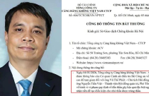 Thông tin bất thường từ ACV liên quan đến ông Vũ Thế Phiệt