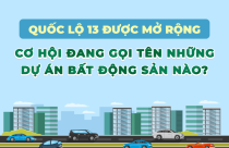 Quốc lộ 13 được mở rộng: Cơ hội đang gọi tên những dự án bất động sản nào?