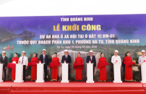 Quảng Ninh khởi công hơn 600 căn nhà ở xã hội phục vụ gần 1.500 người