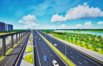 Đại lộ ven sông Hồng dài 80 km lộ diện: trục 6 làn xe xuyên đô thị, định hình lại không gian hai bờ