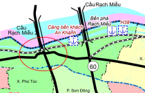 Vĩnh Long: Đề xuất làm cầu vượt một chiều tại nút giao cầu Rạch Miễu 2, khởi công 2026, hoàn thành 2027