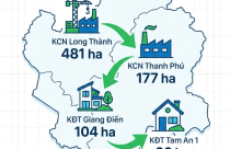 Loạt khu công nghiệp, khu đô thị hàng nghìn hecta ở Đồng Nai vừa được gỡ vướng