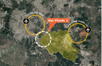 Đồng Nai quy hoạch đô thị 3.100ha nằm giữa 2 sân bay lớn nhất Việt Nam