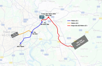 The Gió Riverside liền kề 2 nhà ga Metro, kết nối 2 sân bay quốc tế