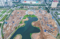 Noble West Lake Ha Noi: 12 tòa tháp 40 tầng thi công xuyên đêm, "đại công trường" lớn bậc nhất Tây Hồ Tây lộ diện
